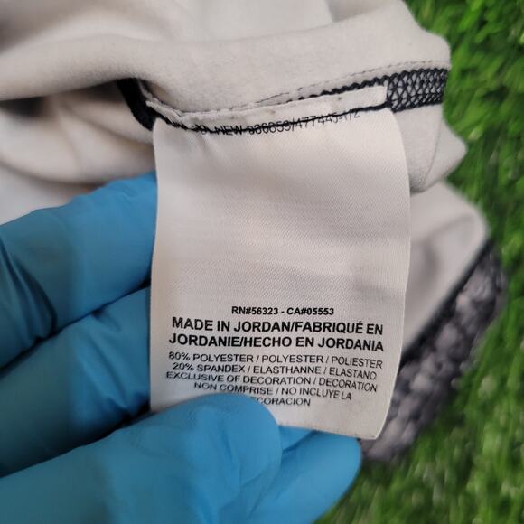 Nike Pro Dri-FIT Womens S 1/2 Zip Top Static Print Athletic Workout Pullover - Picture 7 of 7